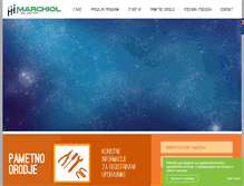 Tablet Screenshot of marchiol.si